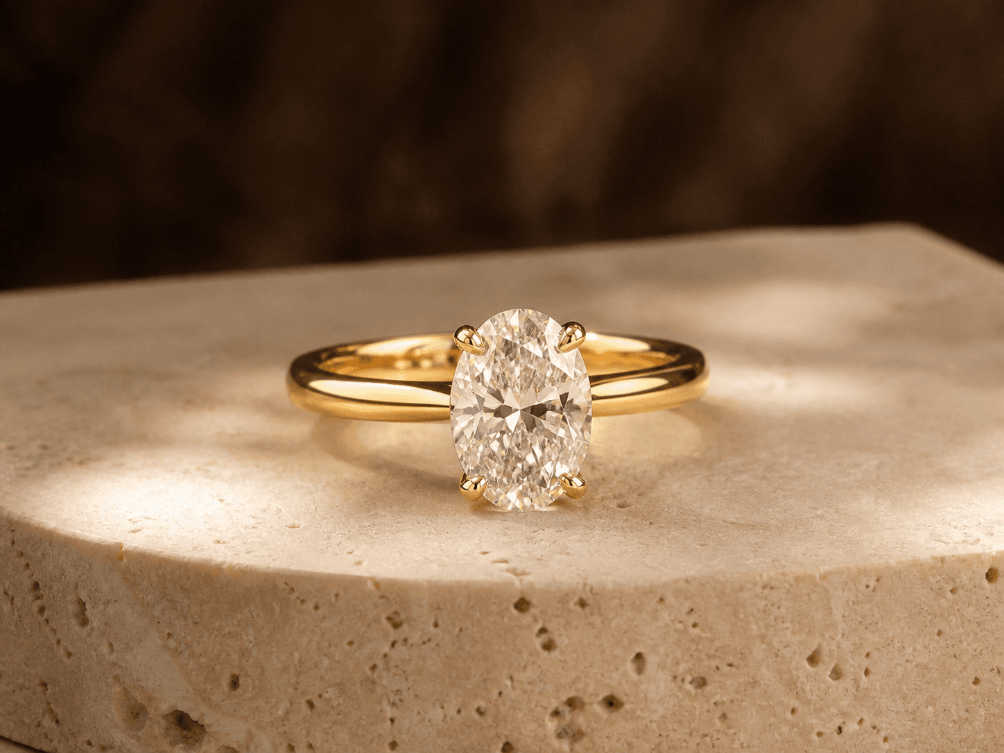 Oval Diamond Ring