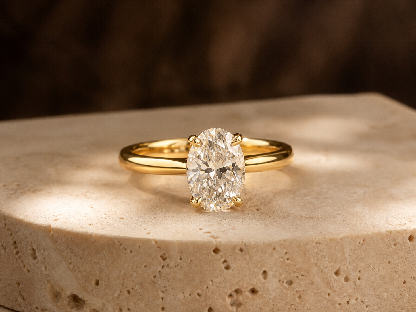 Oval Diamond Ring